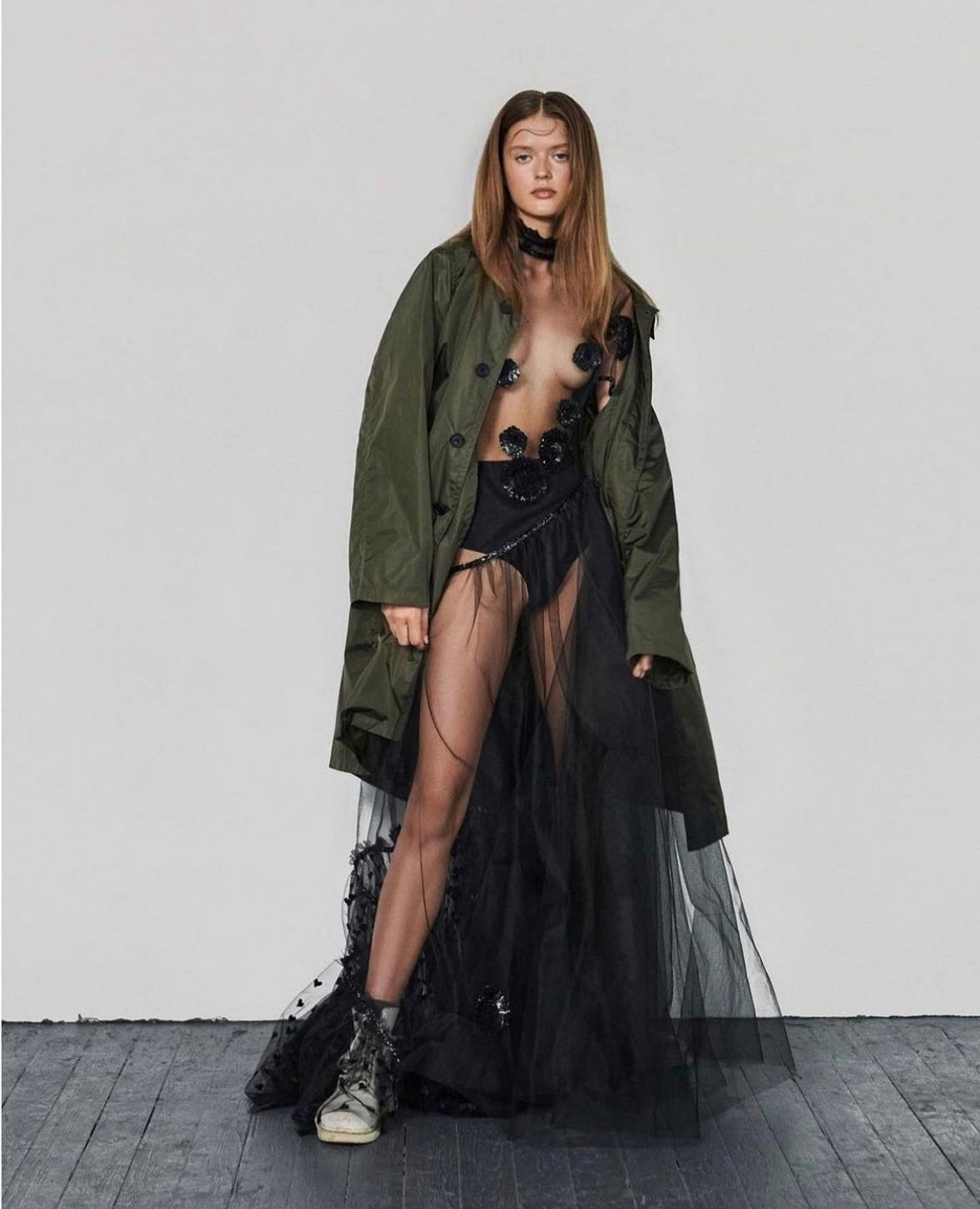 【Angel.T】Greg Lauren グレッグ ヘリンボーンコート ヘリンボーンロングコート – N WITH.